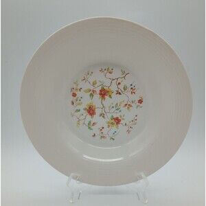 Sebring Pottery Autumnal Floral Bowl Branches Berries